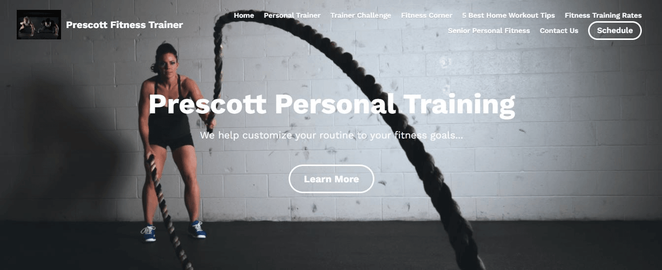 健身網站範例一 健身網站範例一